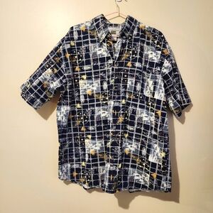 *3 for $30* Nautical Themed Button Down Shirt - Michael Austin Rugged Wear